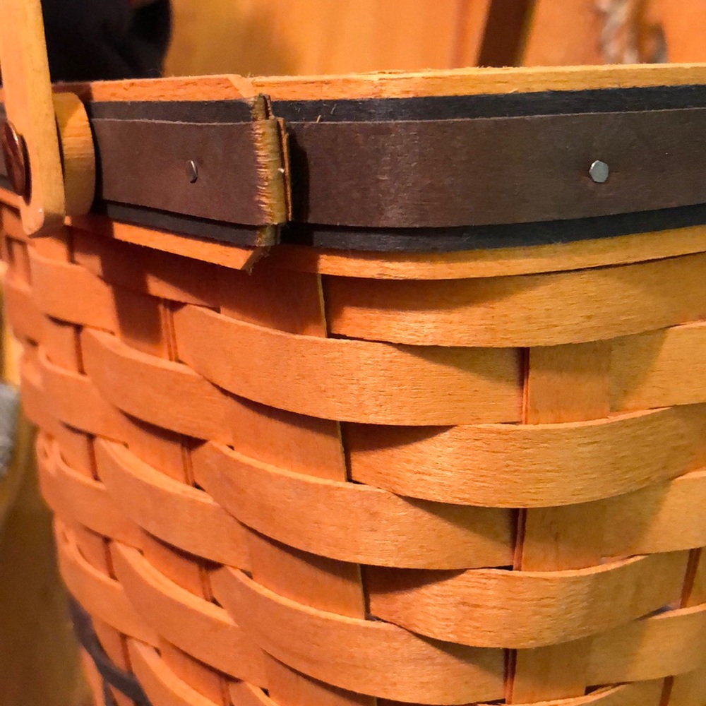 Bundle of 4 Longaberger Baskets Including Collectors Club Membership Basket - Picture 11 of 17